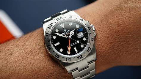 rolex explorer schwarz blau